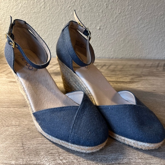 Me Too Shoes Navy Espadrille - Picture 2 of 2